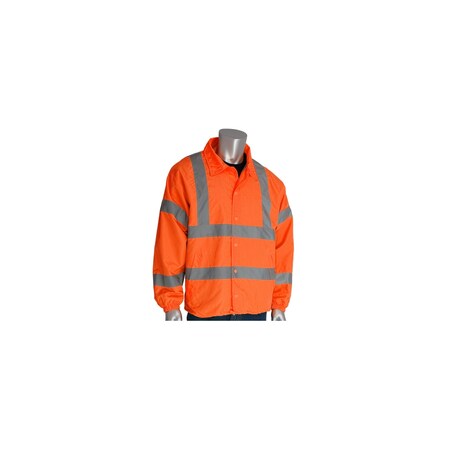 Pip CLASS 3 WINDBREAKER, LT. WT.LINING COLLARED, NO HOOD, PK 20 333-WBOR-3X
